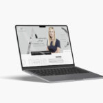 minimalistyczna strona internetowa dla radcy prawnego wizualizacja