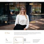 strona www dla adwokata - minimalistyczny projekt strony